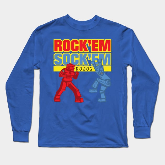 Rock Em Sock Em Dojos Long Sleeve T-Shirt by stevegoll68